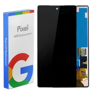 Ekranas su rėmu skirtas Google Pixel 7 Pro - Juodas - Service Pack