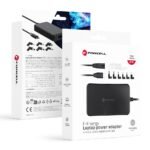 Universalus nešiojamojo kompiuterio maitinimo adapteris 65W Forcell F-Energy E856 (6 antgaliai)