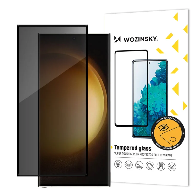 Apsauginis stikliukas privatus Wozinsky Tempered Privacy Glass with Anti-spy Filter skirtas Samsung Galaxy A26