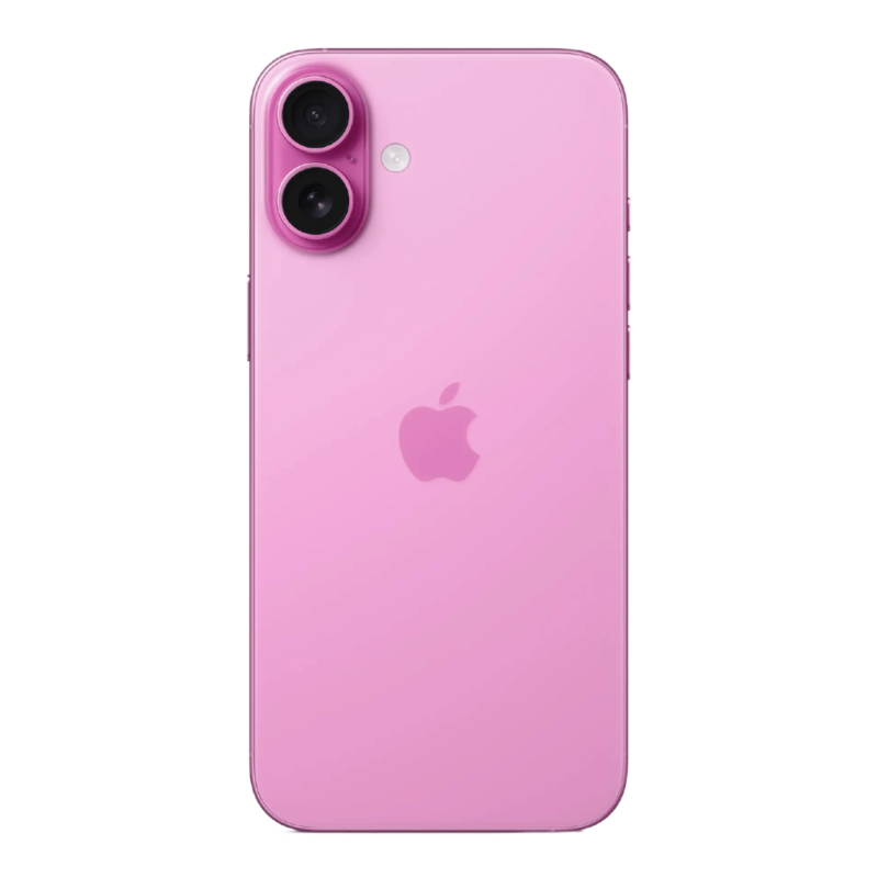 Galinis dangtelis skirtas iPhone 16 - Large Hole versija - Pink - OEM
