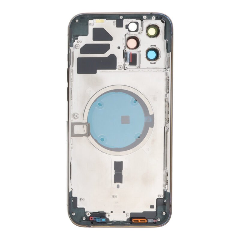 Korpusas su smulkiom detalėm skirtas iPhone 12 Pro Max - Juodas - OEM