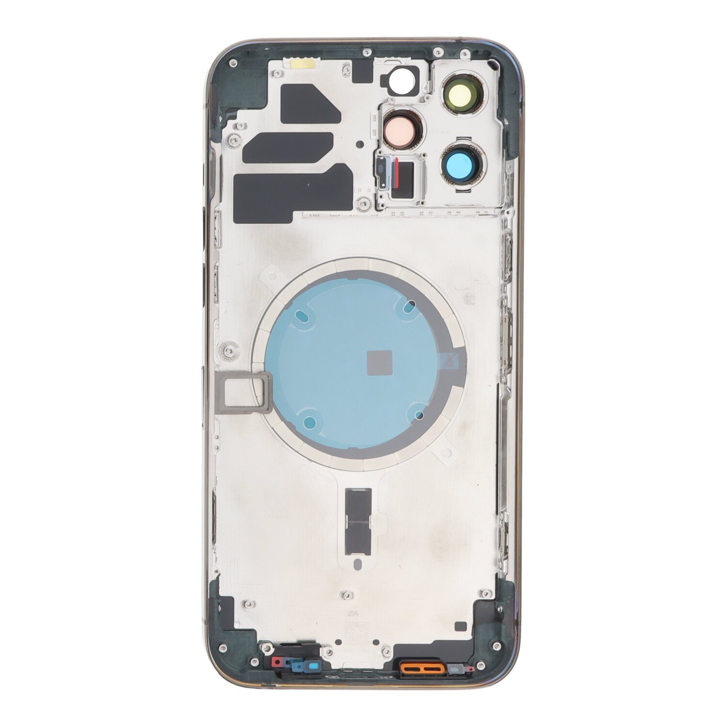 Korpusas su smulkiom detalėm skirtas iPhone 12 Pro Max - Juodas - OEM