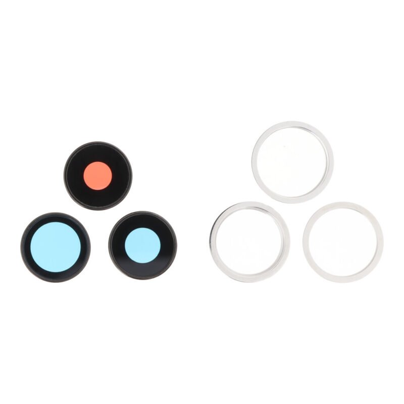 Kameros stikliukas su rėmu skirtas iPhone 13 Pro, 13 Pro Max - 3 vnt - Baltas - OEM