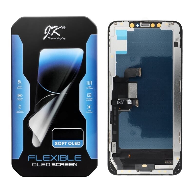 Ekranas skirtas iPhone XS Max - Juodas - Juodas - Soft OLED