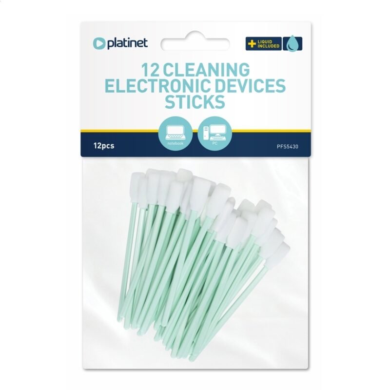 Platinet valymo lazdelės įrenginiams 12 vnt. + skystis 2x2ml