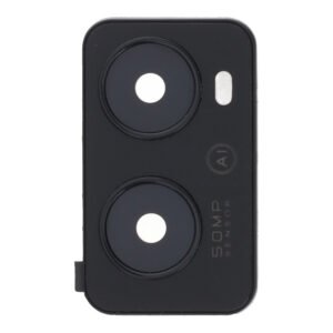 Kameros stikliukas su rėmu skirtas Oppo A96 CPH2333 - Juodas - OEM