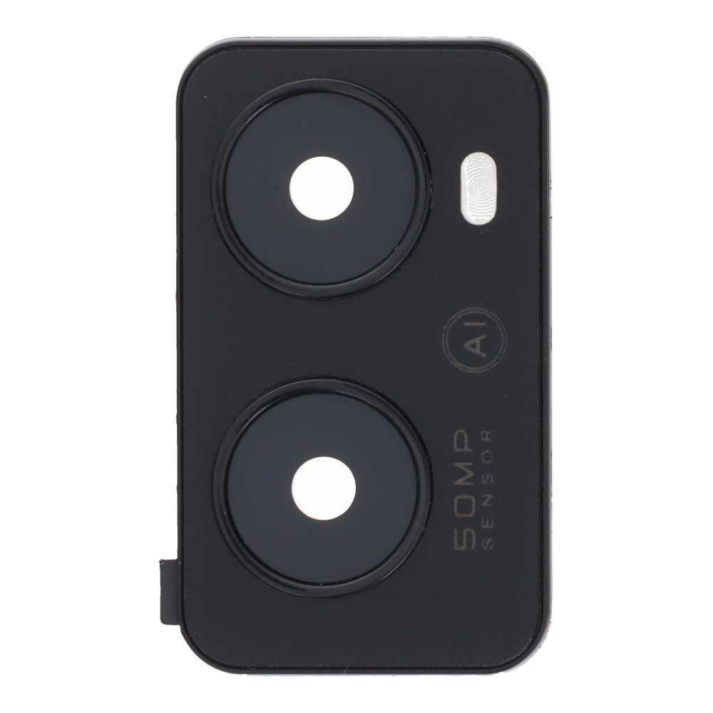Kameros stikliukas su rėmu skirtas Oppo A96 CPH2333 - Juodas - OEM