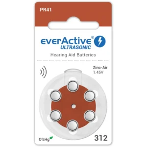 everActive ULTRASONIC 312 klausos aparato baterijos x 6 vnt