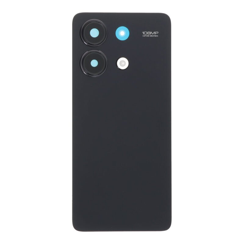 Galinis dangtelis su kameros stikliukas skirtas Xiaomi Redmi Note 13 4G - Midnight Black - OEM