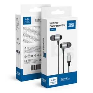 Ausinės su mikrofonu Blue Star M09C 1.2m USB C Wired In-Ear Headphones (DAC)