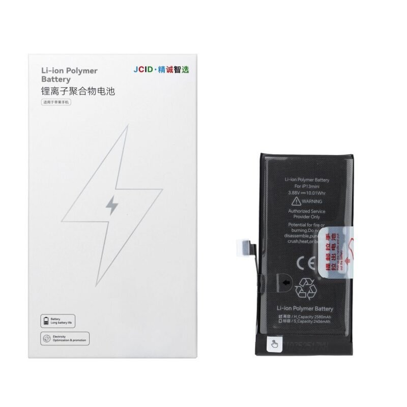 Baterija JCID High Capacity 2580 mAh skirta iPhone 13 Mini – padidintos talpos