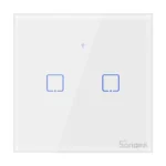 Jutiklinis šviesos jungiklis Smart Switch WiFi Sonoff T0 EU TX (2-channel)