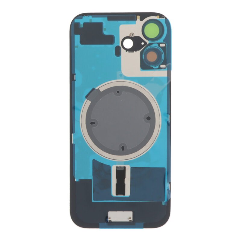 Galinis baterijos dangtelis su kameros stikliuku, magneto žiedu, metaline plokštele skirtas iPhone 17 - OEM