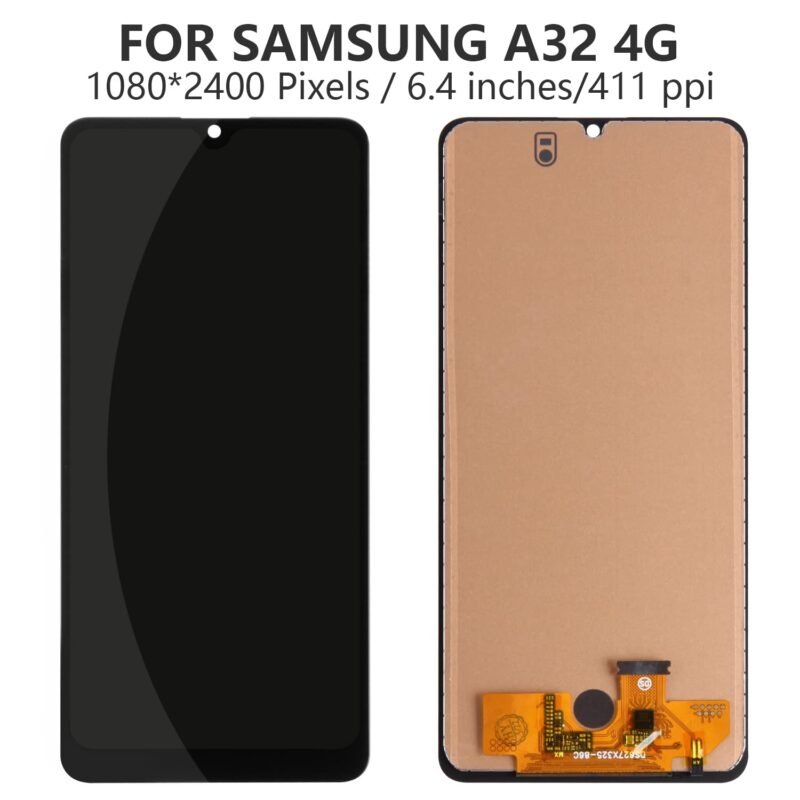 Ekranas skirtas Samsung Galaxy A32 4G - Juodas - HQ