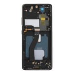 Ekranas su rėmu skirtas Samsung Galaxy S21 Ultra 5G - Juodas - Hard OLED