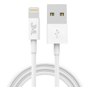 JML CD-117 USB Lightning kabelis - 1.5A 1M - Baltas